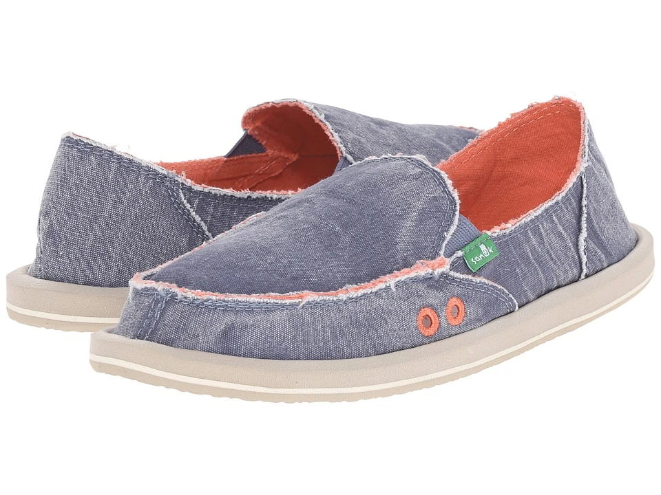 Sanuk Donna Distressed (slate Blue) 3 Sanuk Donna Distressed (slate Blue)